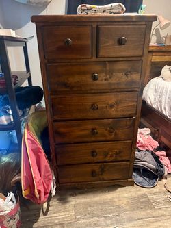 Wood dresser