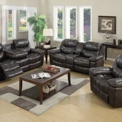 3361 Grey Sofa Loveseat And Chair 