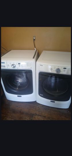 Maytag front load washer and dryer set