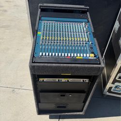 Allen and Heath Mixer, Rolling Case and Snake