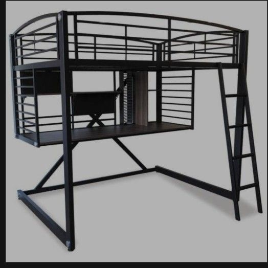 Full Size Bunk Desk Combo