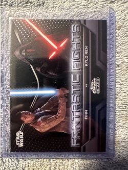 2025 Topps Chrome Star Wars Fantastic Fights Finn/Kylo Ren FF-21