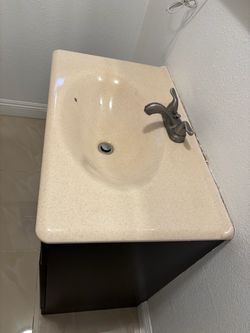 Sink with faucet
