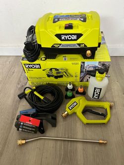 RYOBI 1200 PSI 1.8 GPM Cold Water Automotive High Flow Electric Pressure Washer Kit