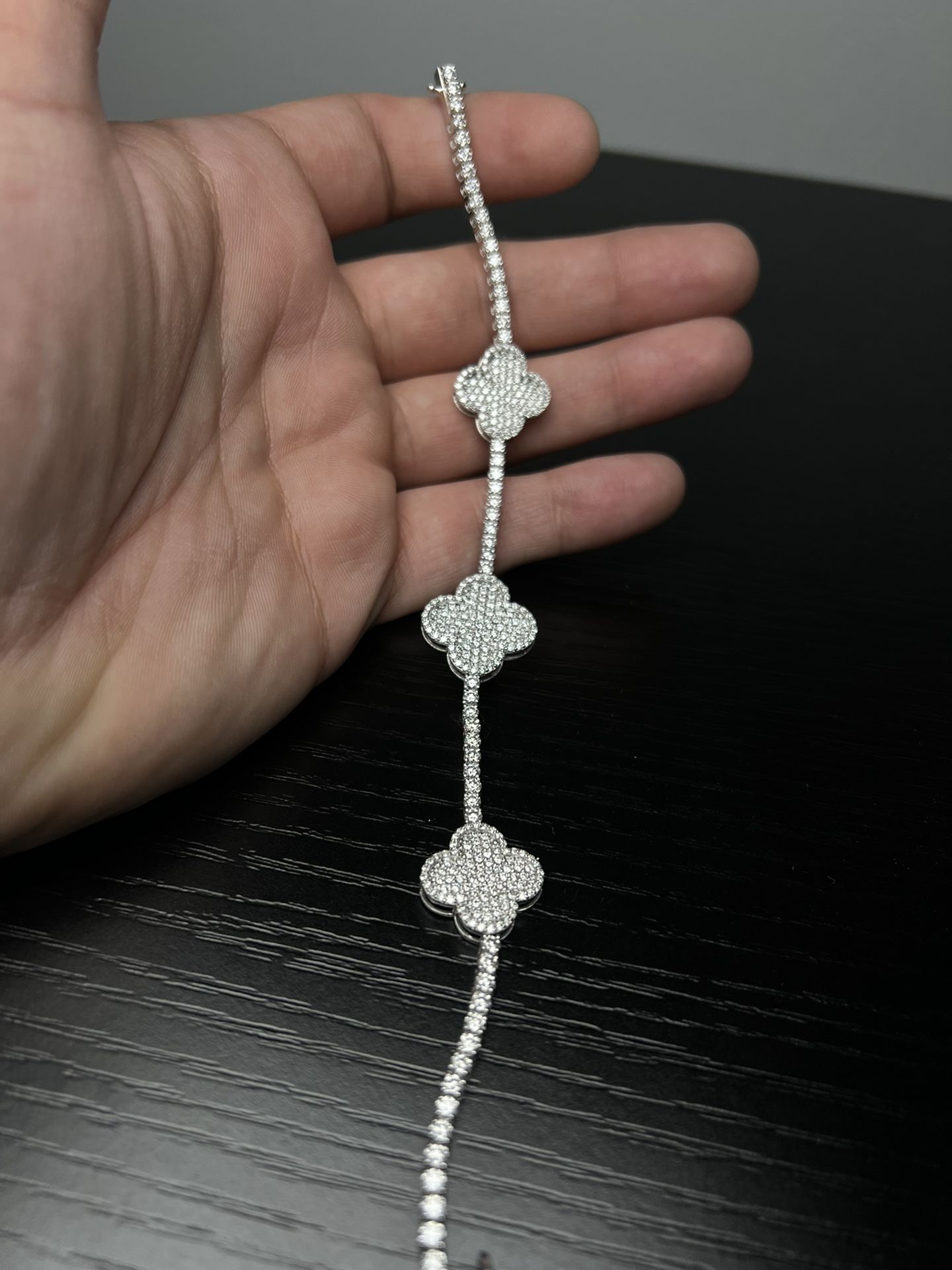 Iced Out Charm Bracelet