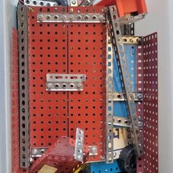Metal Erector Set Parts 