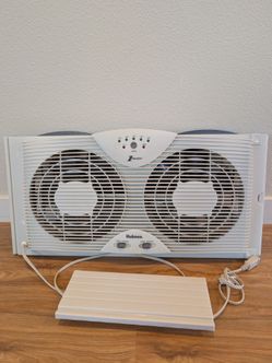 Holmes Twin Window Fan with 1Touch Control