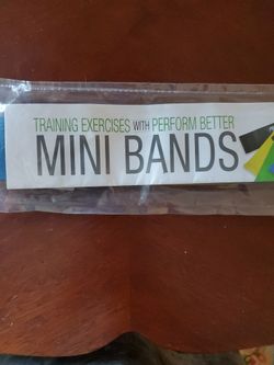 Small Resistance Bands 4 Strengths 