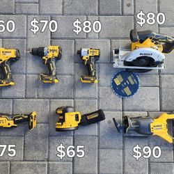 DEWALT 20V XR TOOLS IMPACT WRENCH HAMMER DRILL DRILL DRIVER  CIRCULAR SAW  SANDER MULTI-TOOL RECIPROCATING SAW 