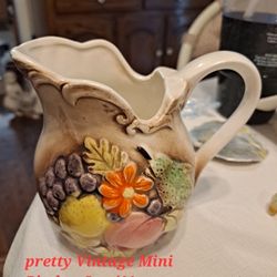 Pretty Vintage Mini Pitcher Jug (11 Cms High)-$11.00