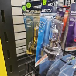 Sylvania H13 SilverStar: Halogen Headlight Bulb, Brighter Downroad and Whiter Light
