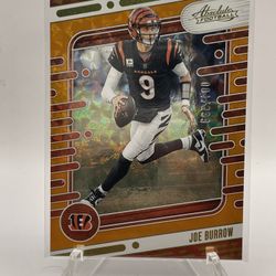 Joe Burrow Numbered Absolute Color Match /299 