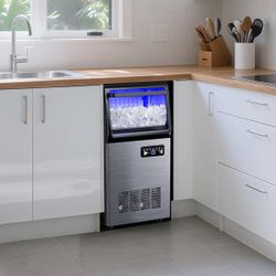 100 Lbs/day Ice Maker, Built-in/freestanding With 40 Lbs Bin, Flip Door, Scoop & Water Filter KM36MAK80