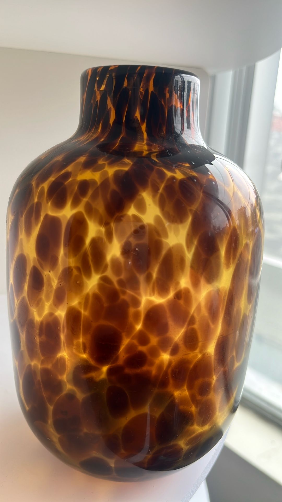 Blown Glass Art Vase