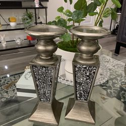 Candle Holder Set Of 2! Brand New
