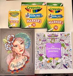 Crayola Markers/Crayons and Coloring Books Set