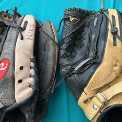 Two Baseball Gloves 11’s