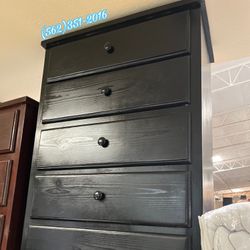 Five Drawer Dresser Chest Pinewood Cajonera Comoda 