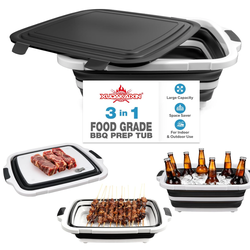 XUDAKAIXIN BBQ Prep Tray with Lids                     #1144