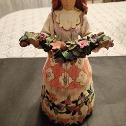 2002 Jim Shore "Angel Of Greatfullness" Like New. Been Sitting In Hutch