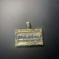 14k Gold Plated Two Tone Last Supper Pendant