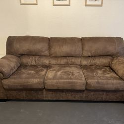 Leather Sleeper Sofa