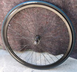 700c Front Double Wall Wheel / Vittoria Zaffiro Tires (700 x 23c)
