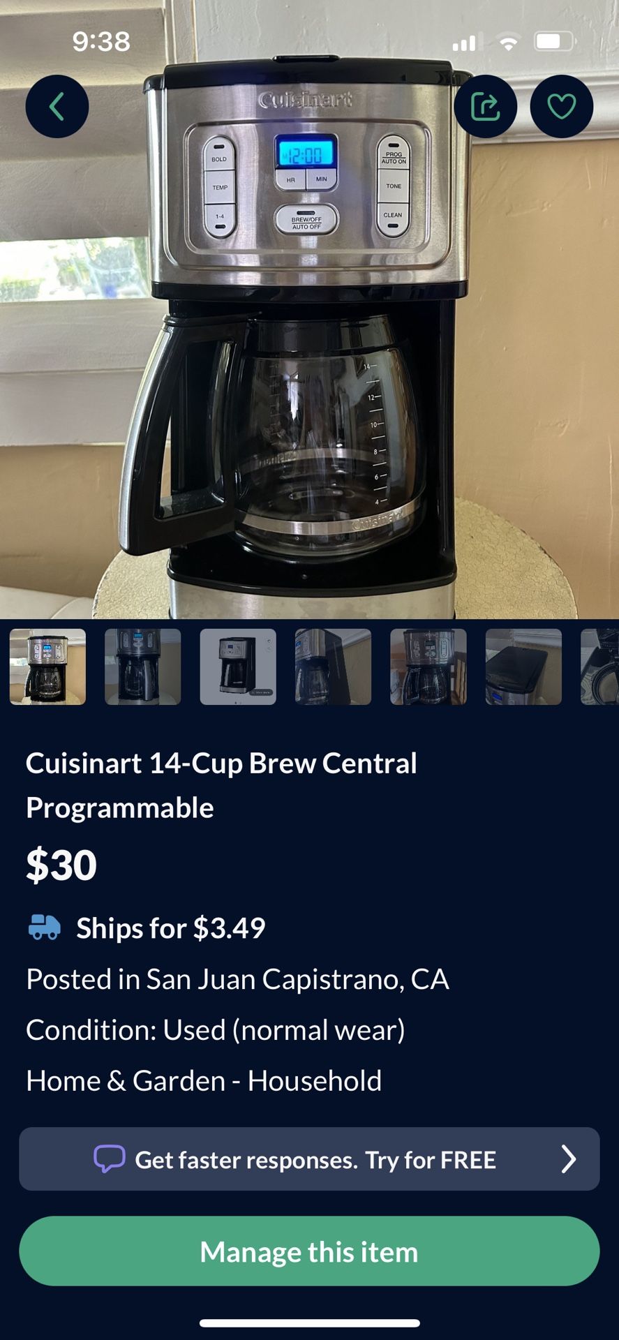Cuisinart Coffee Maker