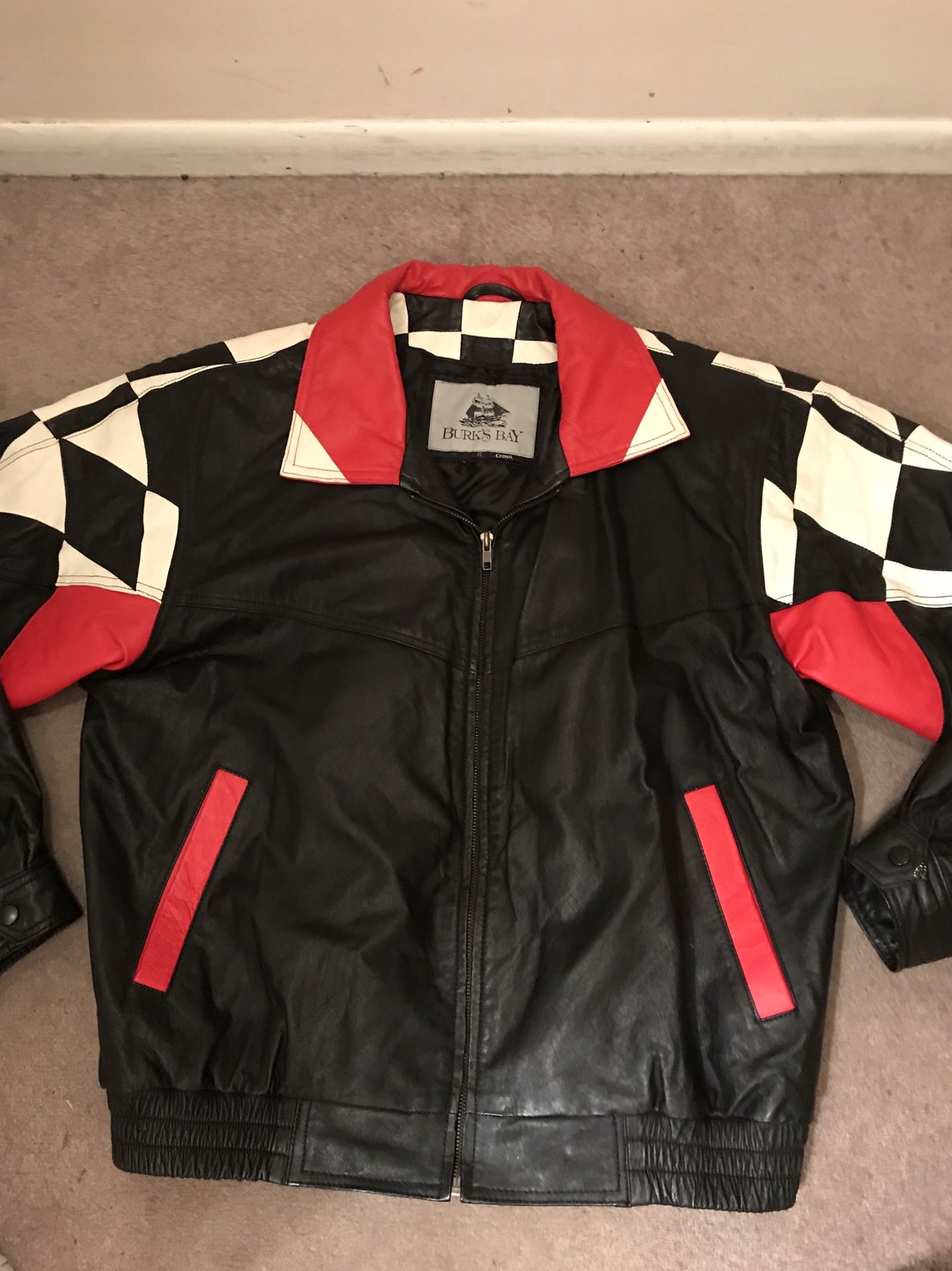 Men’s Leather Jacket (Burk’s Bay)
