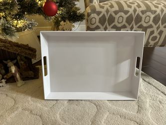 White Serving Tray Brand New!