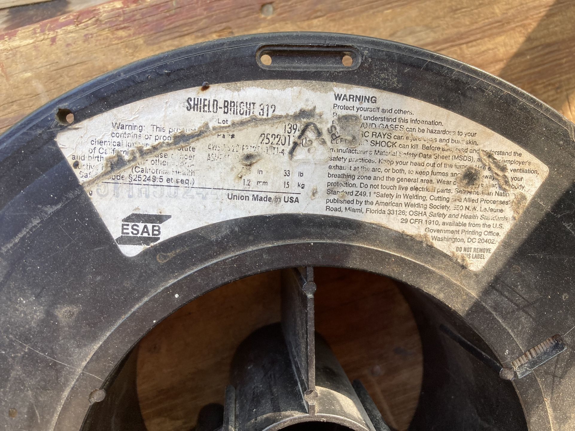 Welding Wire, ESAB Shield-Bright 312, .045” 28 Lbs