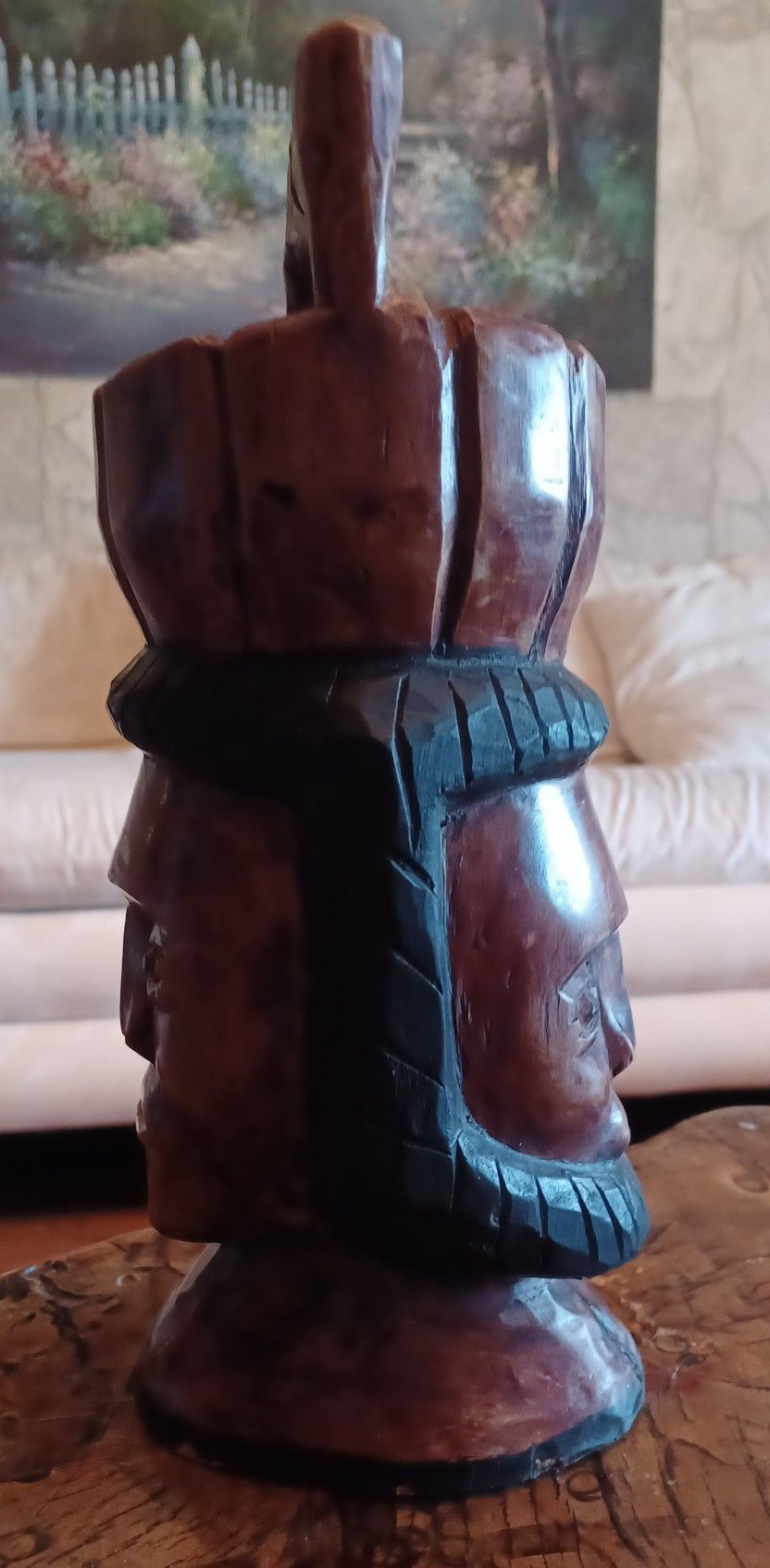 1 of a kind !!! 2 Sided African Sculpture