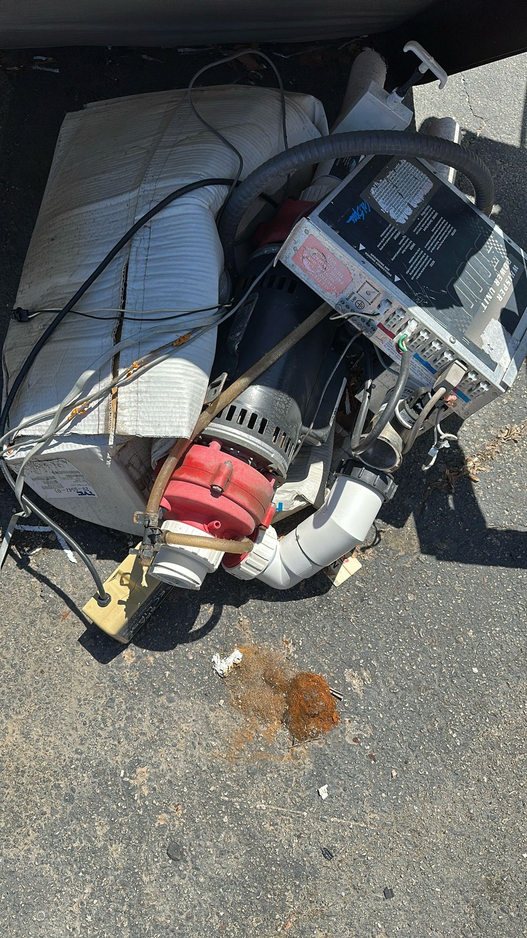 Spa pump and cover