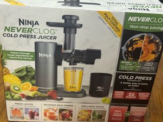 Brand New Ninja NeverClog Cold Press Juicer JC151