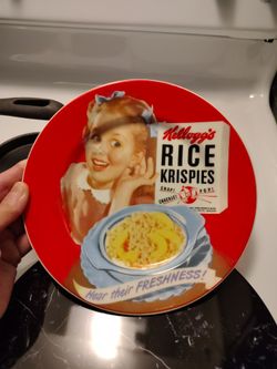 Vintage Kellogg's Rice Krispies plate