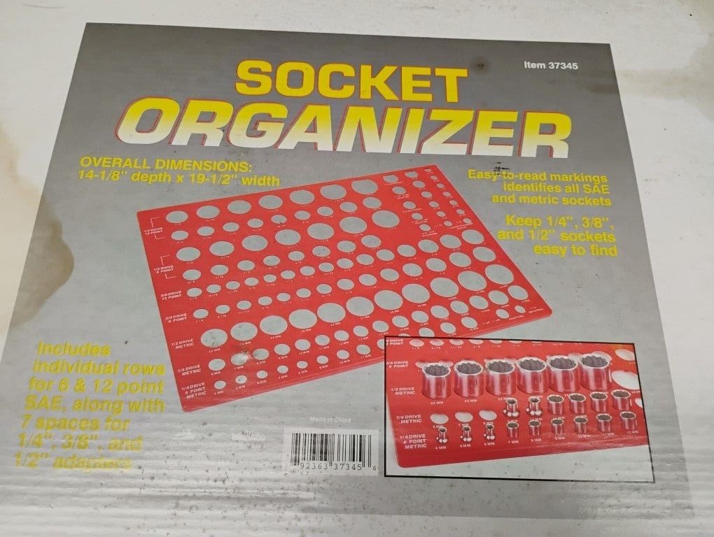 Tool Socket Organizer