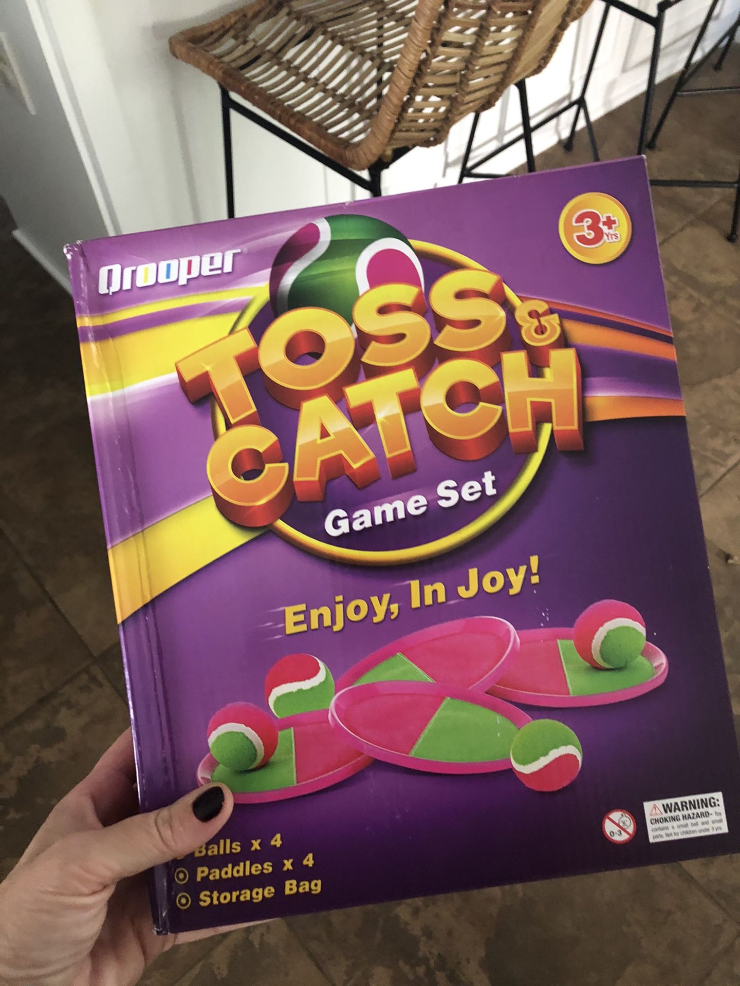 Toss and Catch game / toy