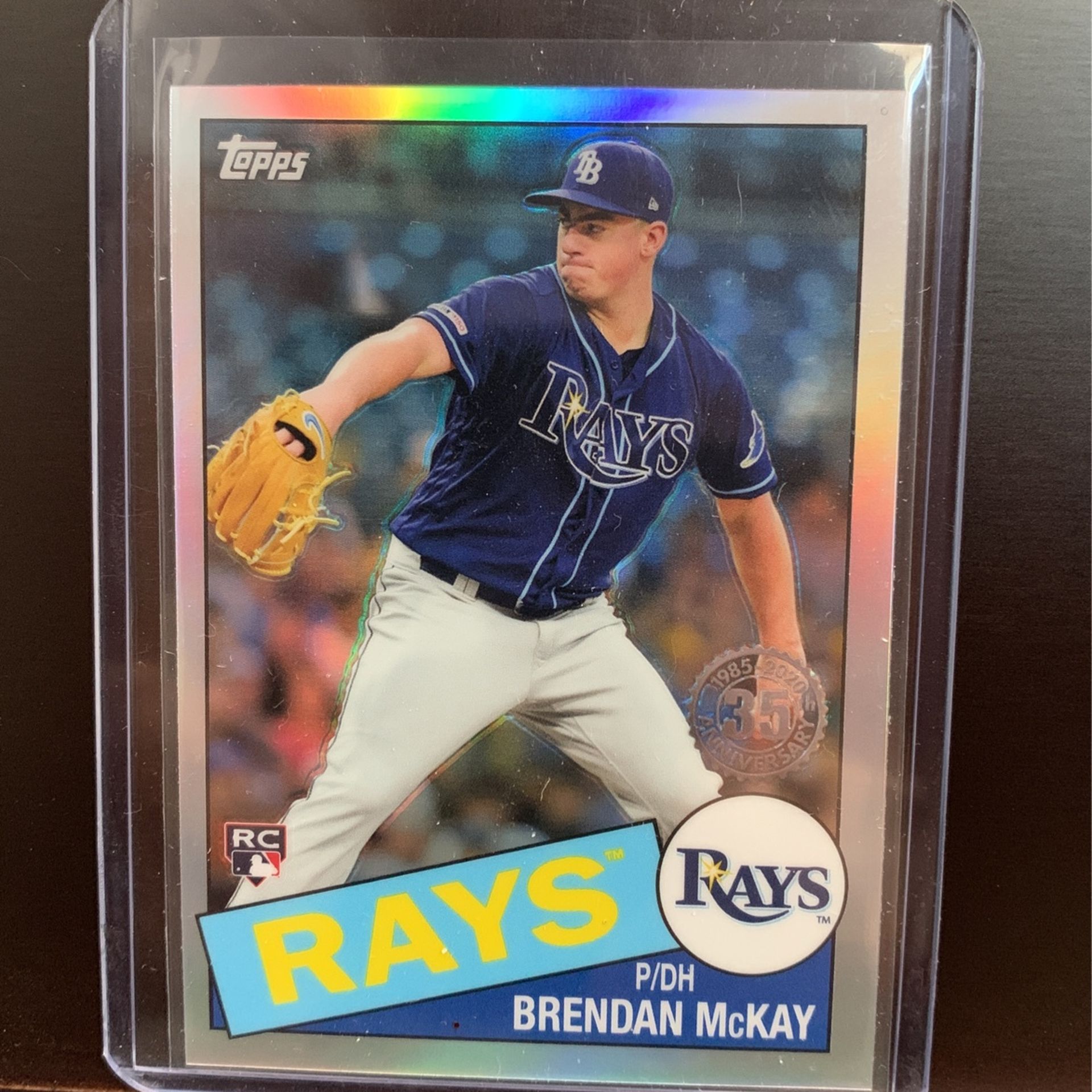 Brendan McKay 2020 Topps Chrome 1985 35th Anniversary Refractor Rookie Card⚾️ # 85TC13