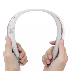 MY Theater Wearable Speaker - Lightweight Neckband Speaker with Bluetooth, Listen to Music, Watch TV with Theater Quality 3D Sound, Hands-Free Phone C