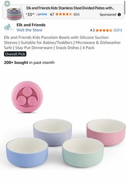 Elk and Friends Bowls