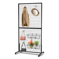 Ktondic Double-Layer Grid Display Panel    3×6 Feet Grid Wall Panel                   #1138