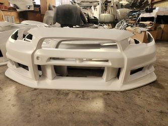 Lancer Evo X Varis Style V2 Bumper With Fiberglass Lip