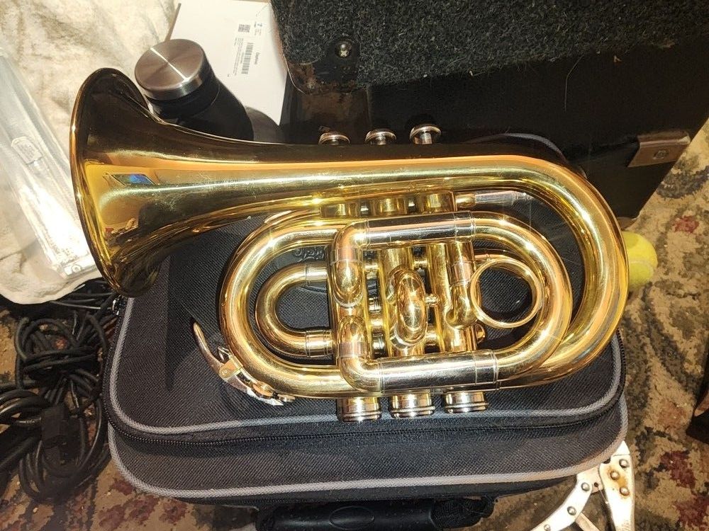 Jean Baptiste JBPT384 Silver Plated Pocket Trumpet