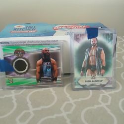 2 WWE Drew McIntyre & Tommaso Ciampa Relic Numbered Cards