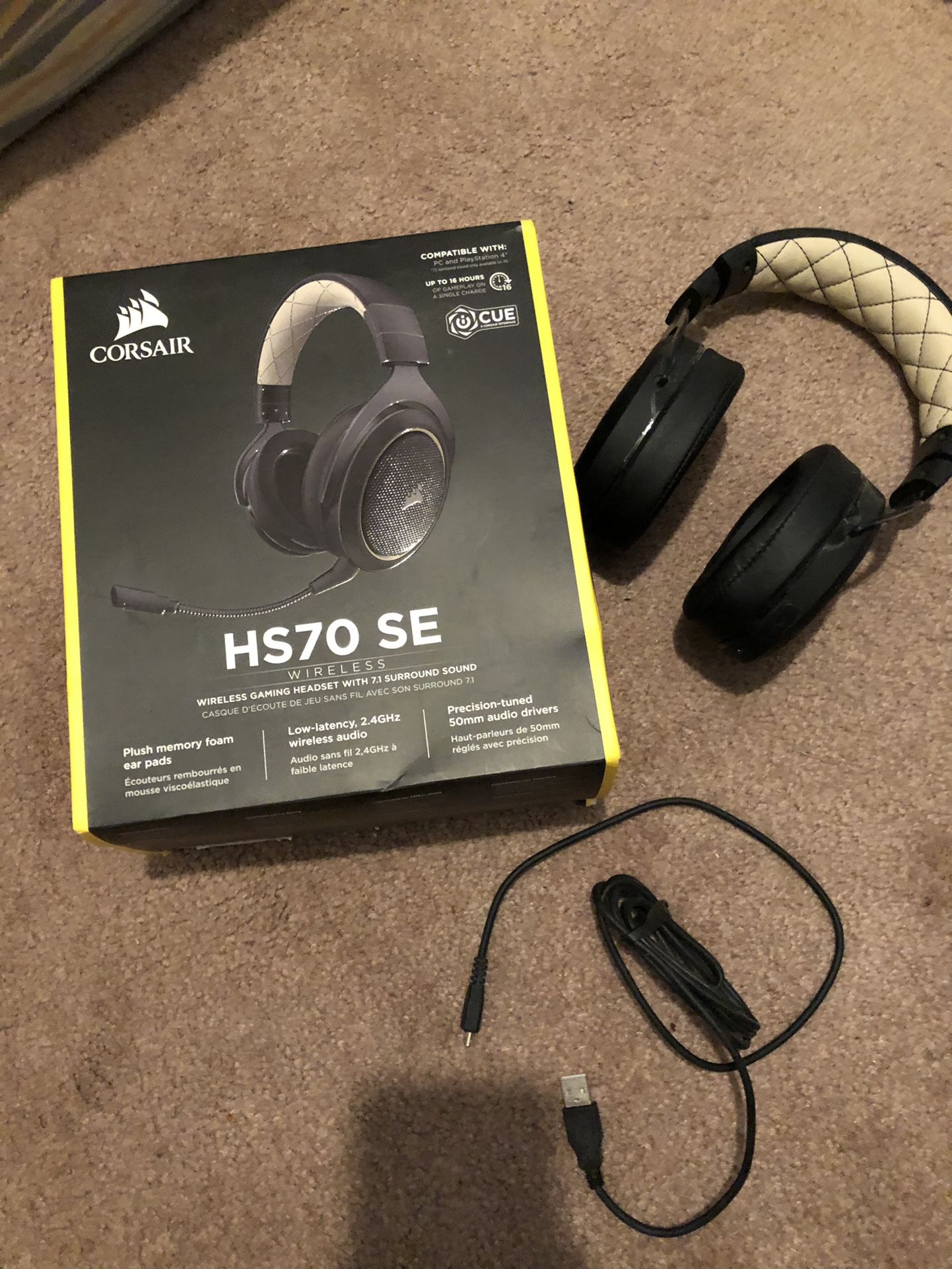 Corsair Hs70 Se 7.1 Wireless Gaming Headset