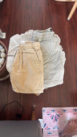 Boys Billabong Quicksilver Corduroy Khaki Shorts