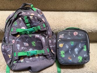 Minecraft Backpack and Lunch Box Set