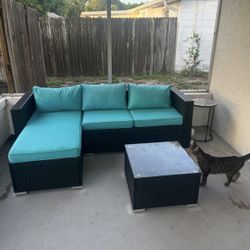 Outdoor Couch & Table 