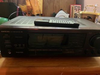 Onkyo TX-SV414PRO A/V Tuner Amplifier Receiver W/ Remote Bundle - Works Great!