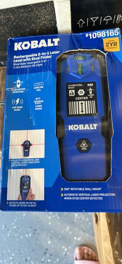 Kobalt Rechargeable 2-in-1 Laser Level with Stud Finder